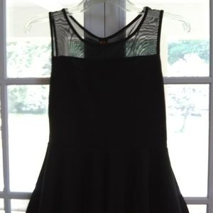 Black Peplum Top